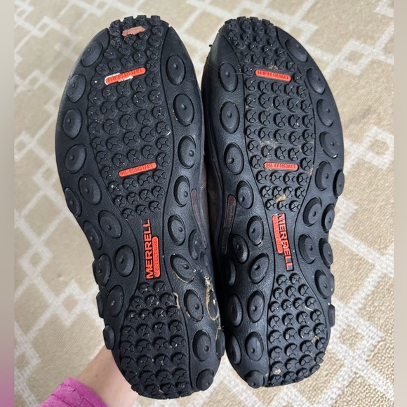 Merrell Work Leather Slip-On Shoes Non-Slip Outdoor Fall Utility Brown Men’s 8.5 - Picture 6 of 15